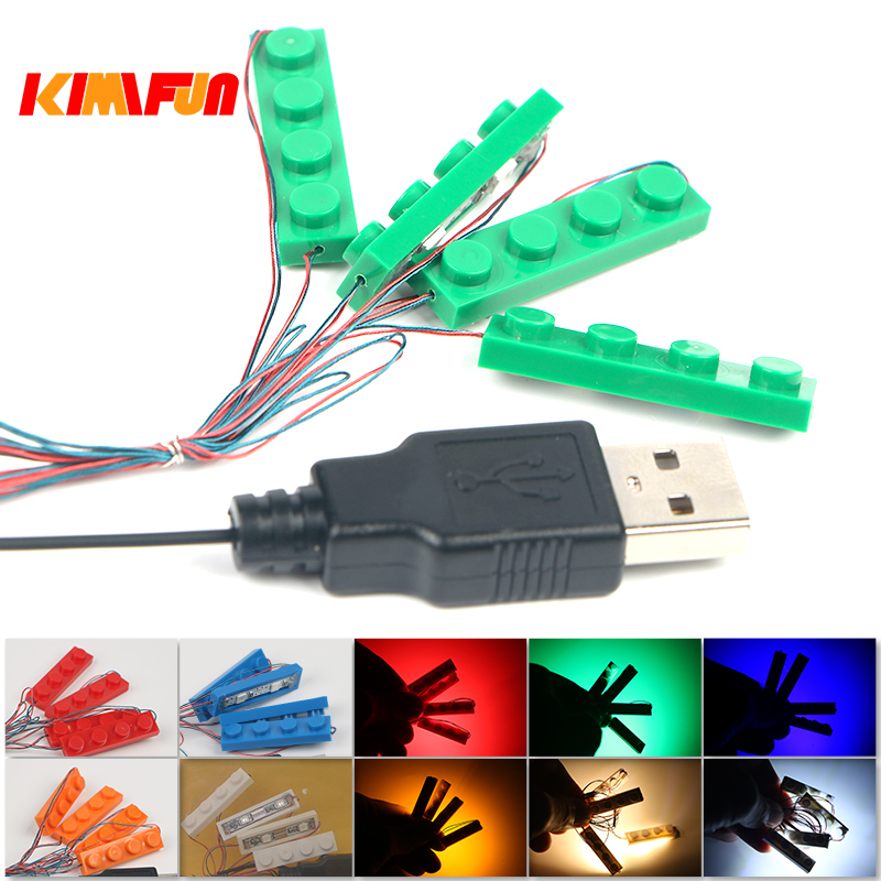 Lego Set Creator - 2 Set Lampu LED 4 in