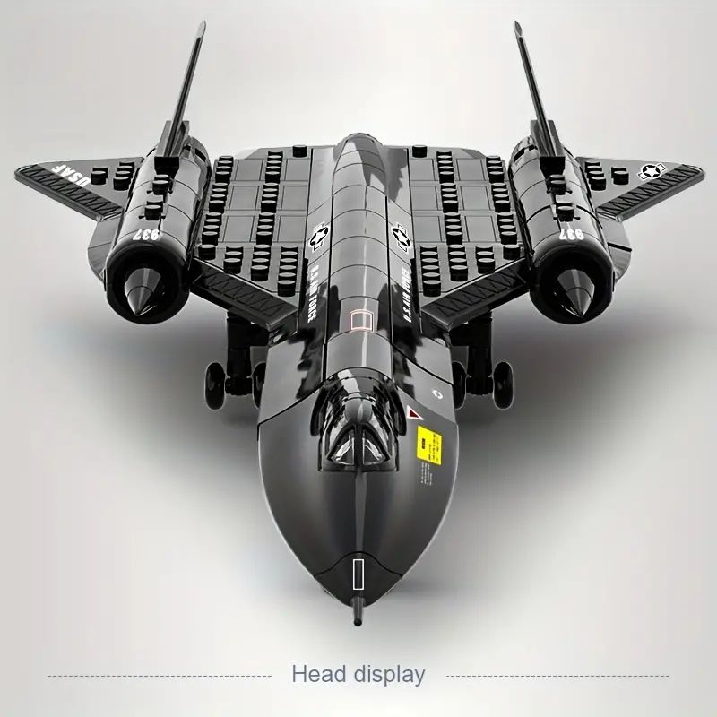 Model Kit Ferrari - SR-71 militer pesawat pengintaian Blackbird blok