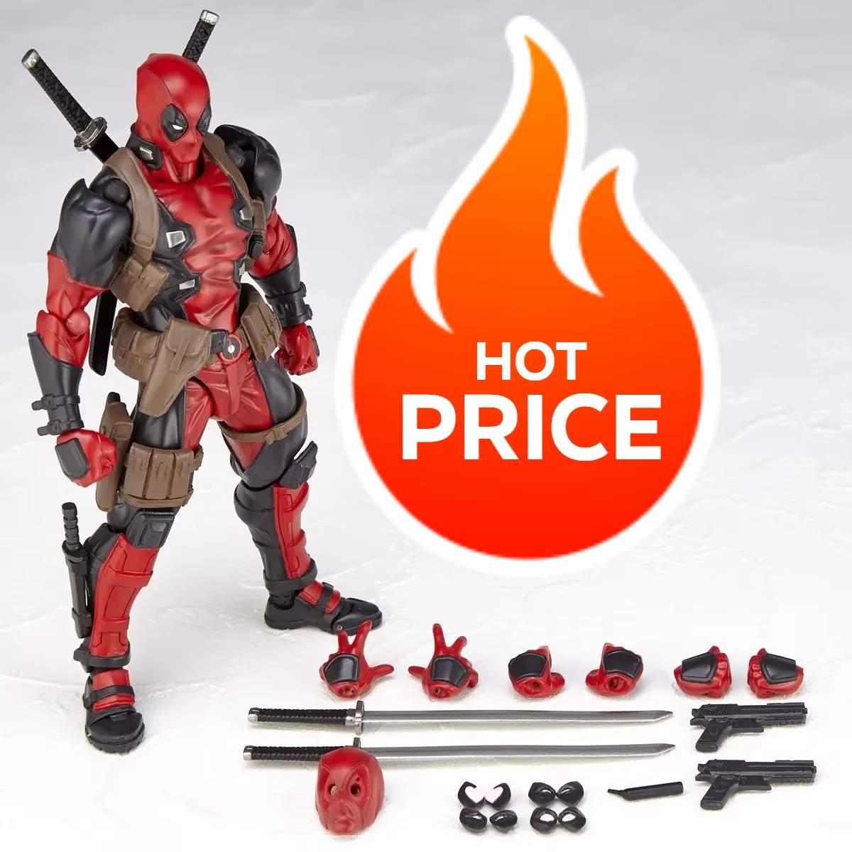 Model Kit Deadpool - Figur Aksi Deadpool 3 Baru 16cm