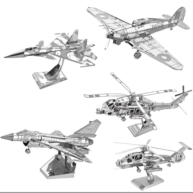 Model Kit Walmart - Pesawat 3D teka-teki logam Kit Model