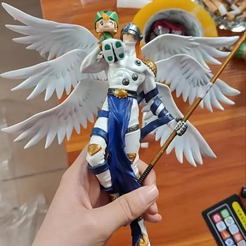 Model Kit Digimon - Figur Anime Digimon Adventure Angemon Angewomon