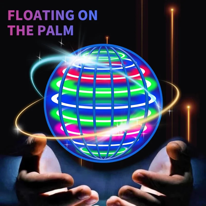 Model Kit Ufo - Bola UFO Terbang LED, Bola Ajaib