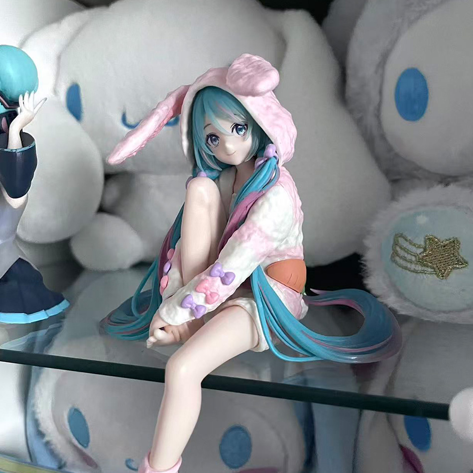 Model Kit Hatsune Miku - Figur Aksi Anime HATSUNE MIKU 15CM