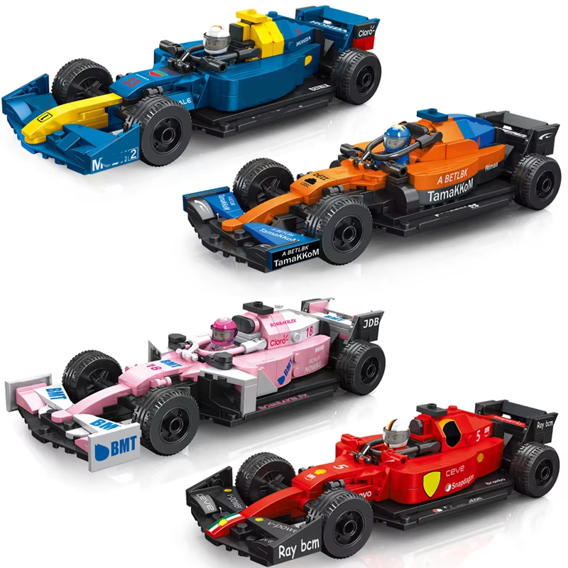 Model Kit Ferrari - Set Kendaraan Balap Kecepatan 2025 Speed