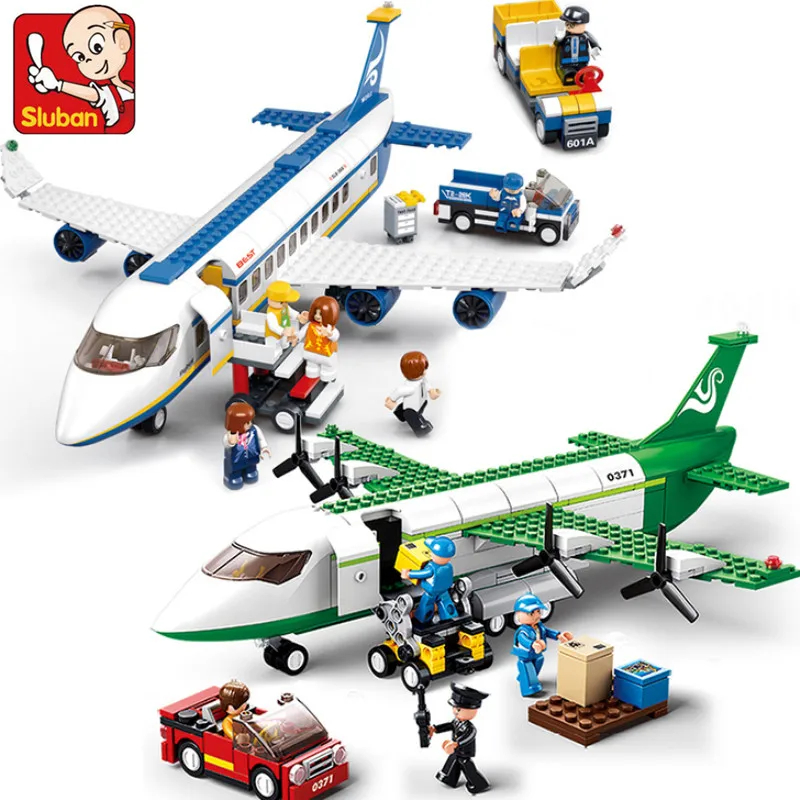 Lego Set Creator - Blok Bangunan Pesawat Kargo Airbus Kota