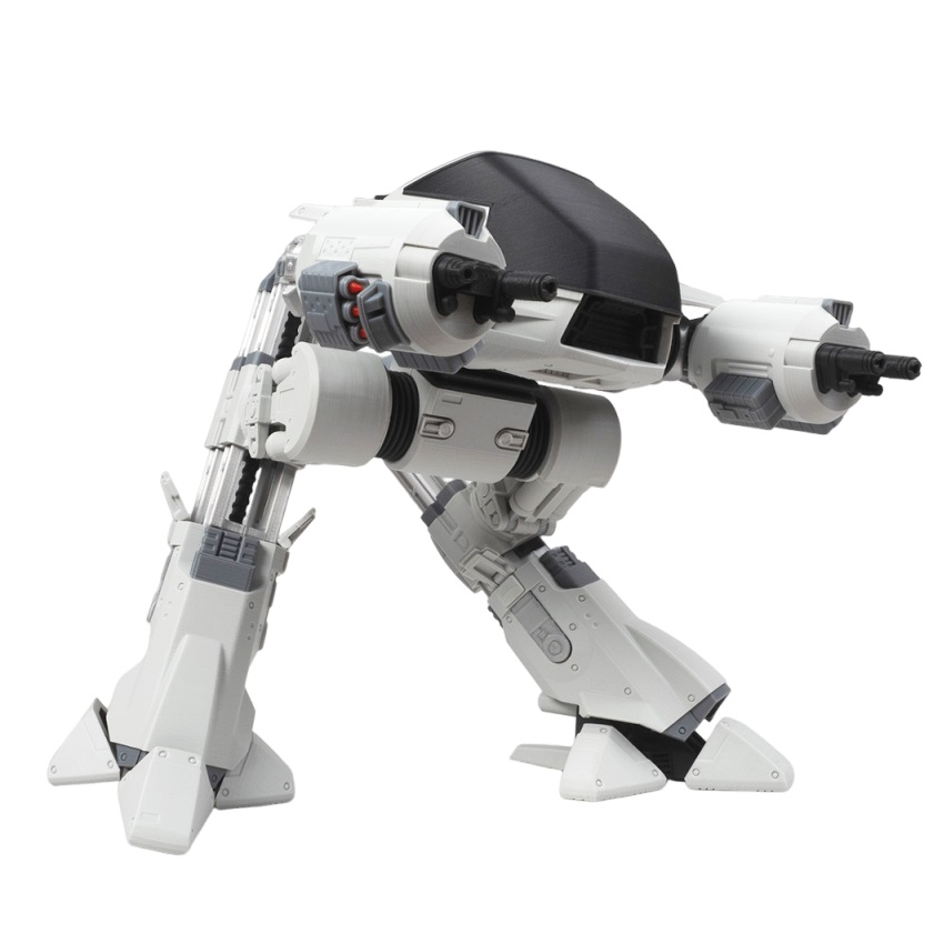 Model Kit Robocop - Figur Aksi Robot ED-209 Droid RoboCop
