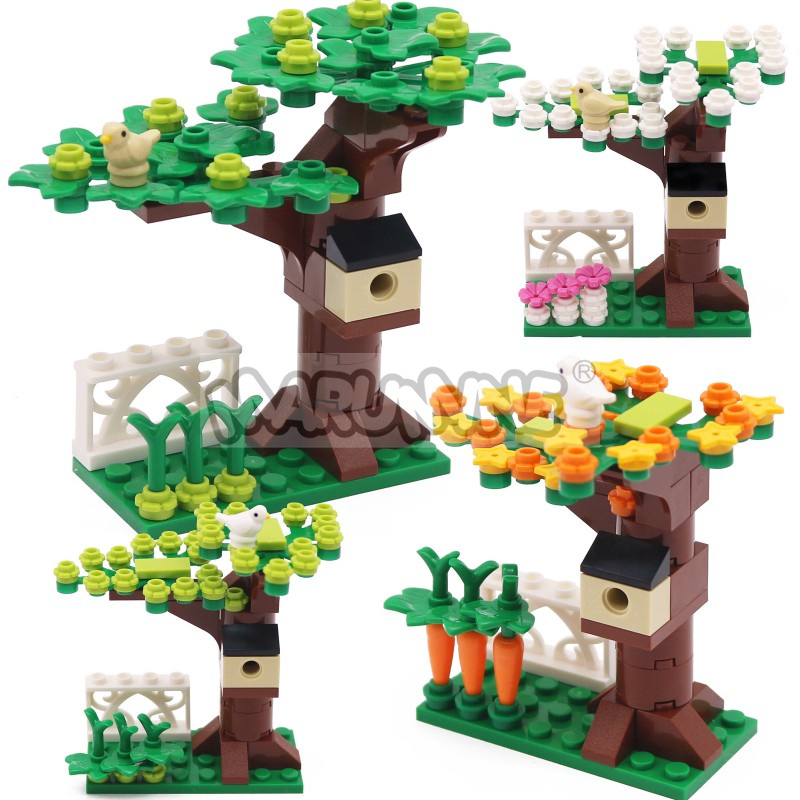 Model Kit Walmart - MARUMINE Set Rumah Pohon dari Balok