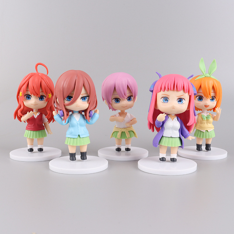 Model Kit Hatsune Miku - 5pcs Figur Anime The Quintessential Quintuplets