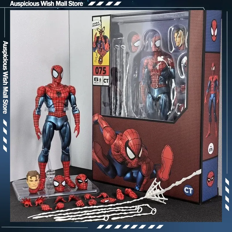 Model Kit Deadpool - Mainan Ct Asli Spider-Man Mafex 075/185