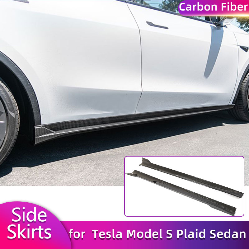 Model Kit China - Ekstensi Side Skirt Serat Karbon Penuh