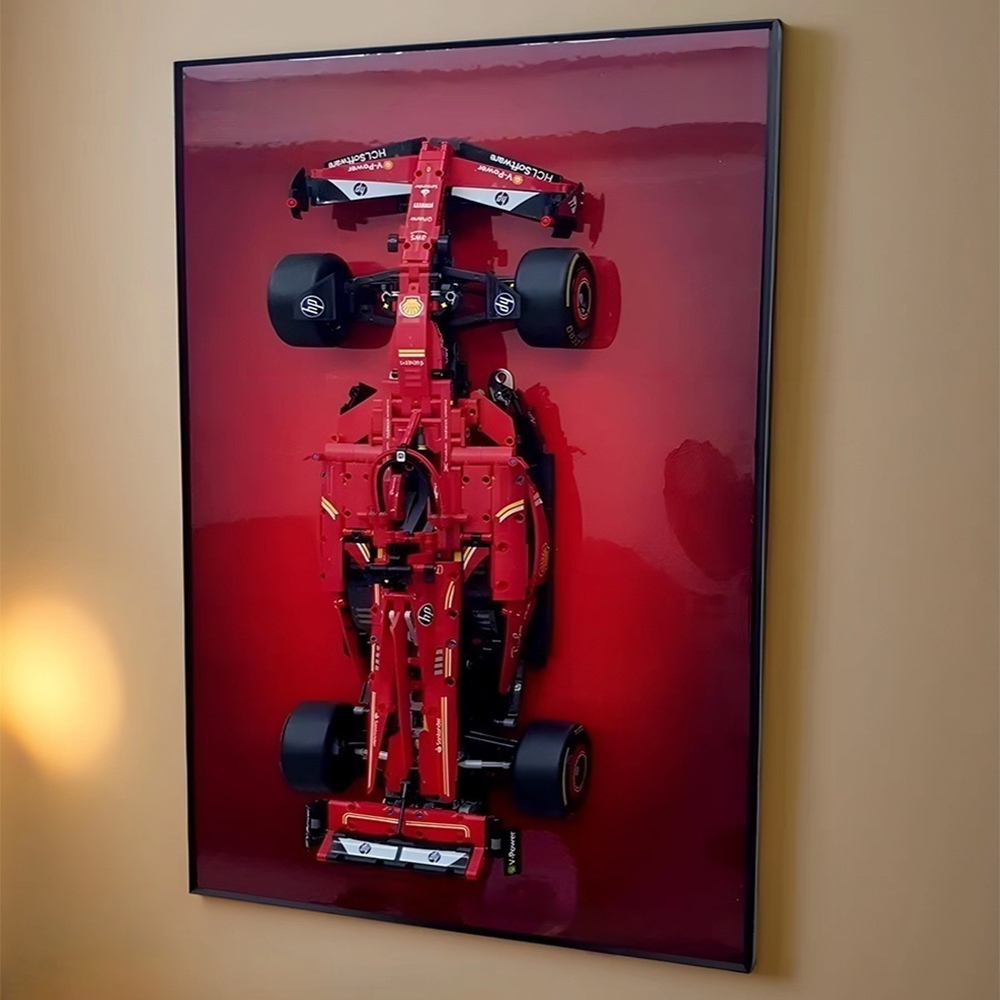 Model Kit Ferrari - Papan Dinding Pajangan Baru untuk Lego