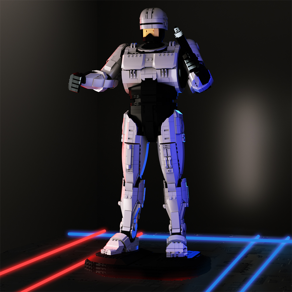 Blok Bangunan Robot MOC RoboCo - Model Kit Robocop ulasan dan harga