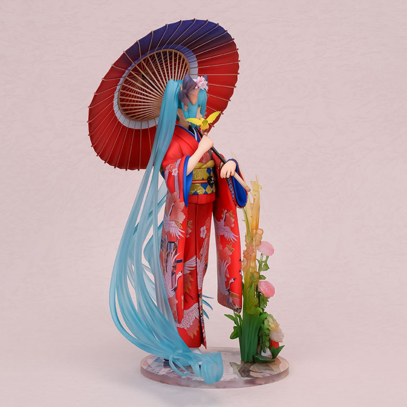Figur Kimono Bunga Hatsune Mik - Model Kit Hatsune Miku ulasan dan harga