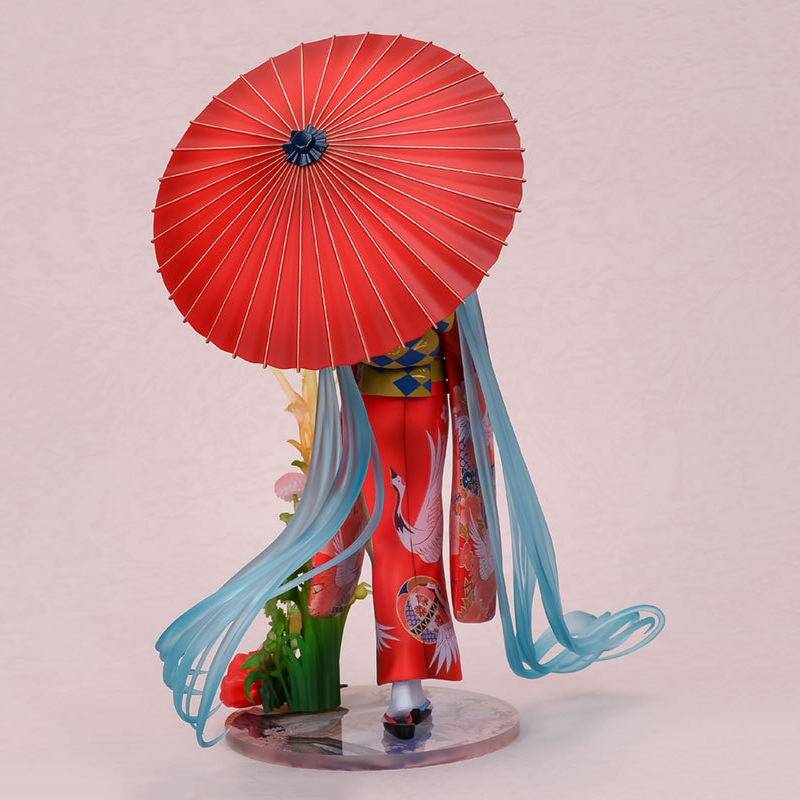 Figur Kimono Bunga Hatsune Mik - Model Kit Hatsune Miku ulasan dan harga