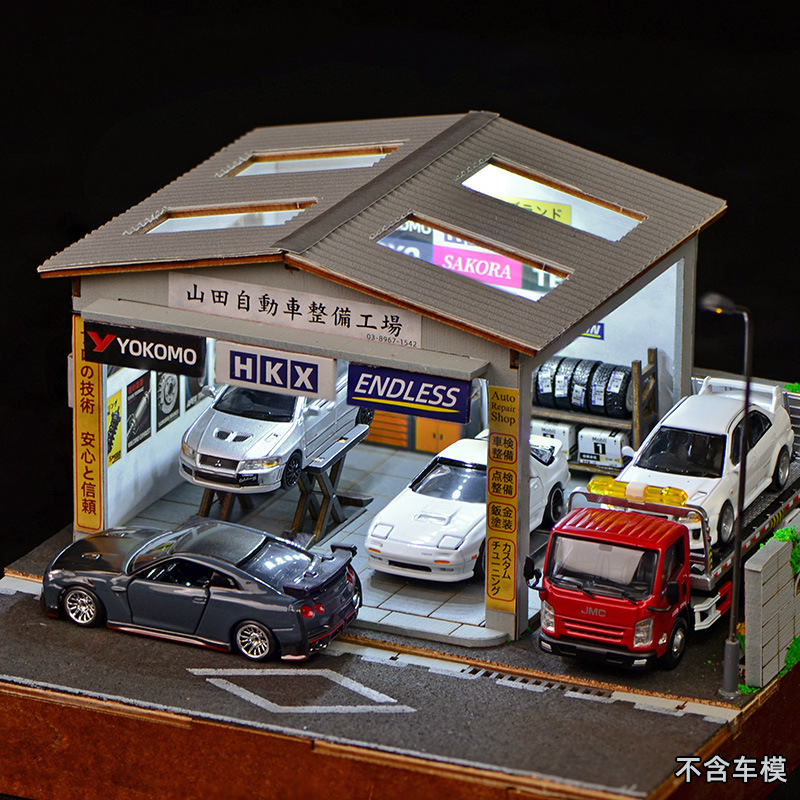 Kit Diorama Bengkel Perbaikan  - Model Kit Store ulasan dan harga