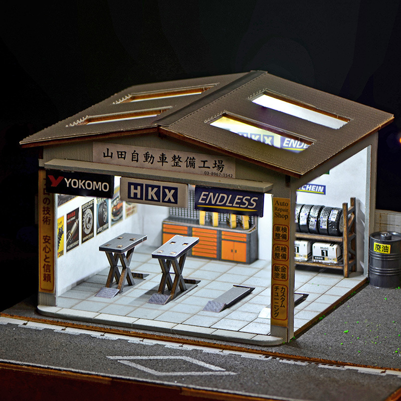 Kit Diorama Bengkel Perbaikan  - Model Kit Store ulasan dan harga