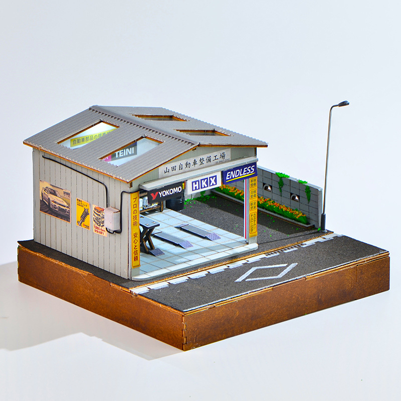 Kit Diorama Bengkel Perbaikan  - Model Kit Store ulasan dan harga