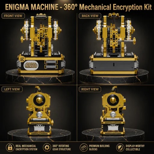 Set Blok Bangunan Mesin Enigma - Model Kit Ikaruga ulasan dan harga