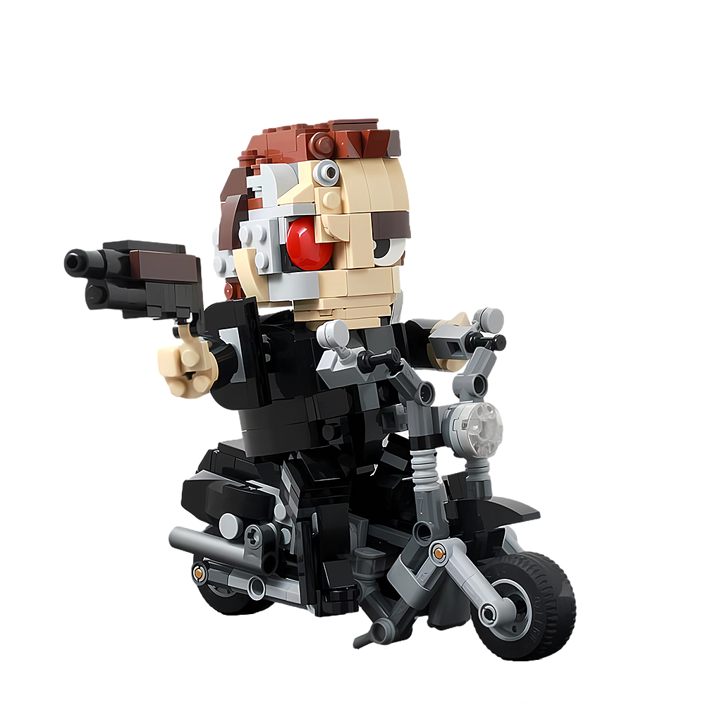 MOC T-800 Terminator mekanis M - Model Kit Robocop ulasan dan harga