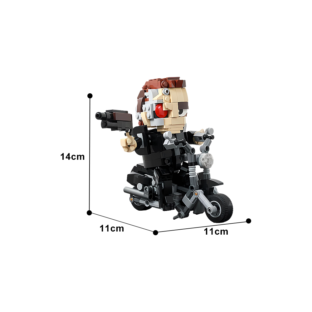 MOC T-800 Terminator mekanis M - Model Kit Robocop ulasan dan harga