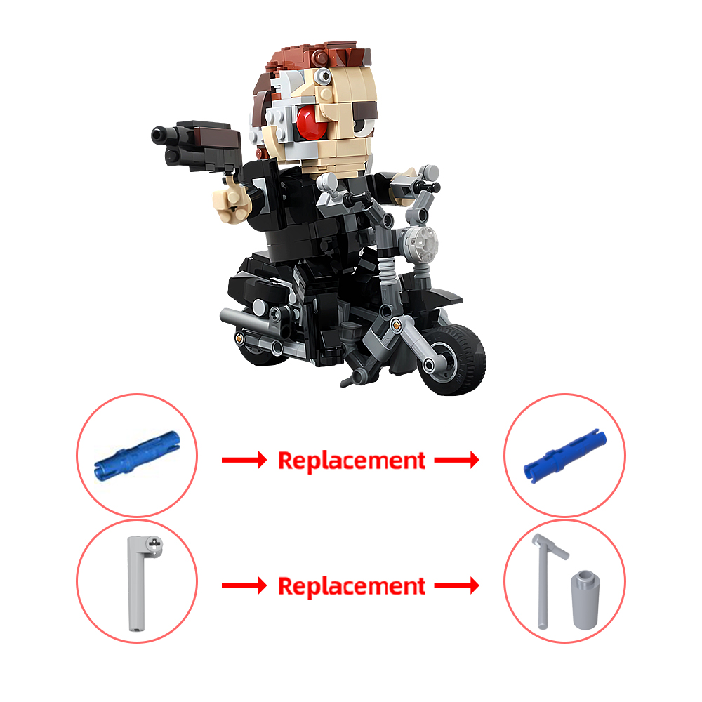 MOC T-800 Terminator mekanis M - Model Kit Robocop ulasan dan harga