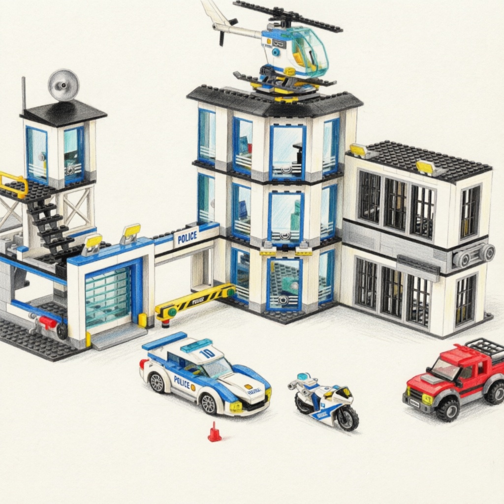 Set Model Bangunan Kota Kantor - Lego Set Creator ulasan dan harga