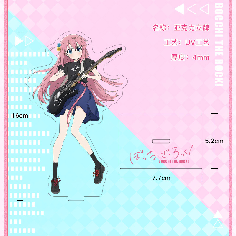 Bocchi The Rock! Figur Akrilik - Model Kit Bocchi The Rock ulasan dan harga