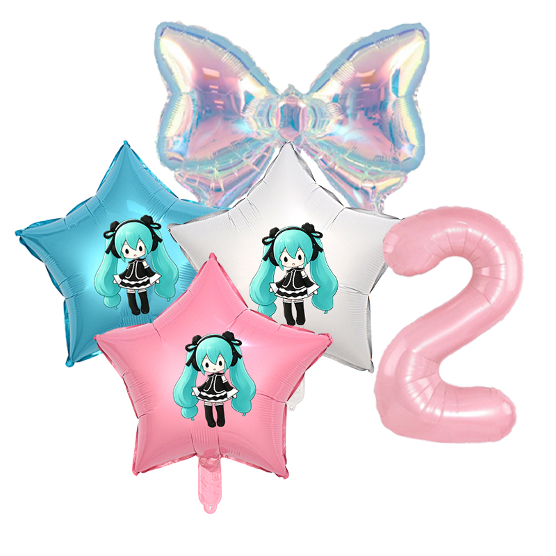 Kit Balon Lateks Cetak Virtual - Model Kit Hatsune Miku ulasan dan harga