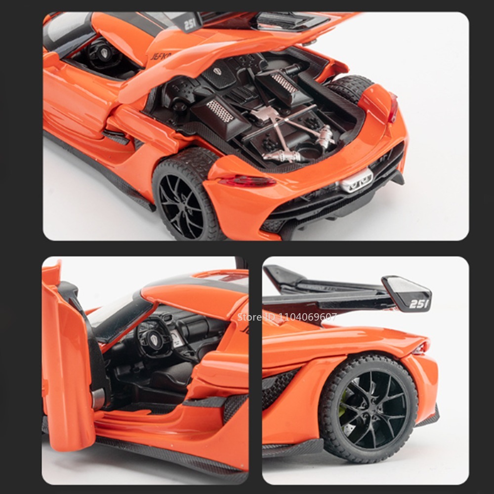 Skala 1:32 KNSG Jesko Model ma - Model Kit Ferrari ulasan dan harga