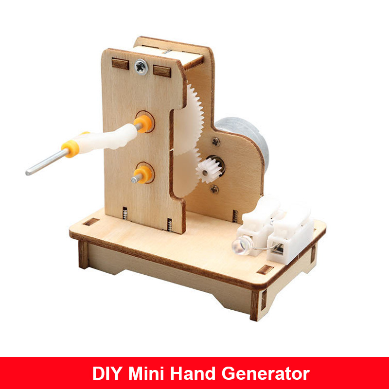 Generator tangan Mini DIY, Kit - Model Kit Walmart ulasan dan harga