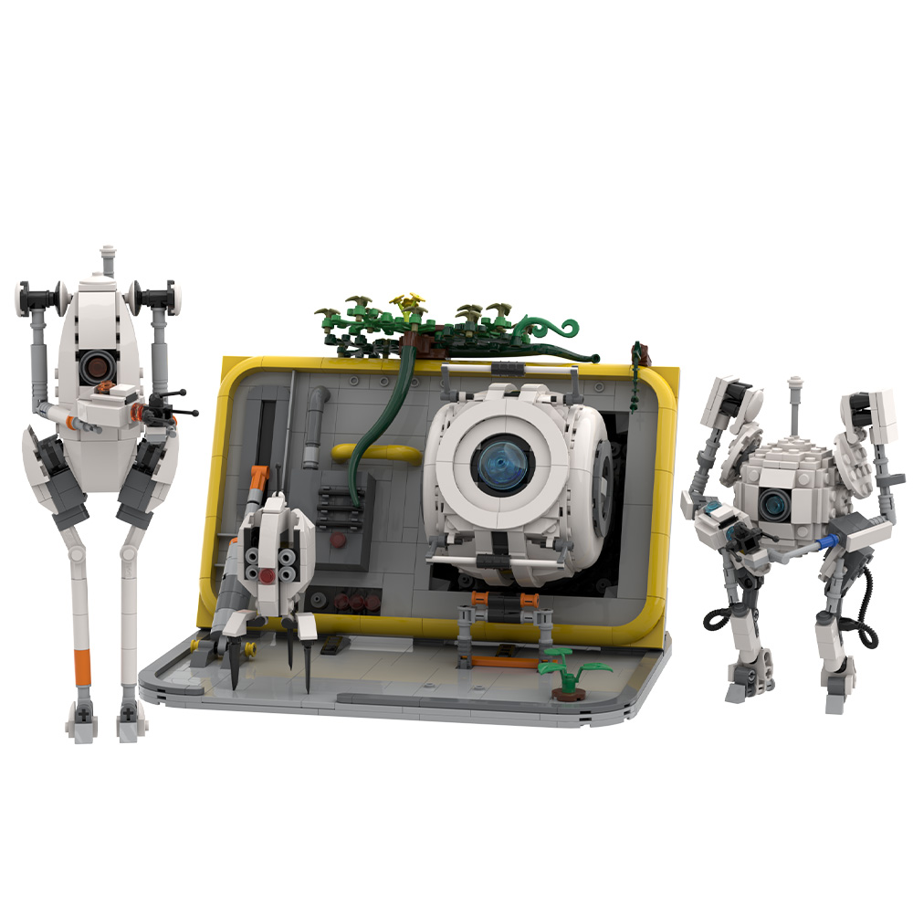 MOC Portal 2 Set Blok Bangunan - Model Kit Robocop ulasan dan harga