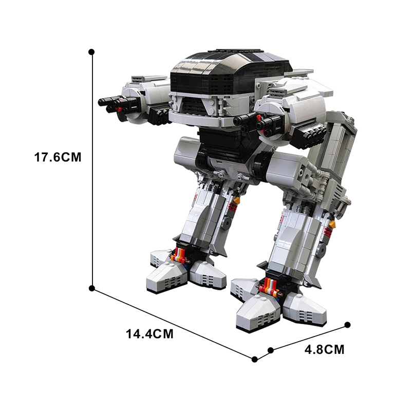 Gobricks UCS Skala ED-209 Mode - Model Kit Robocop ulasan dan harga