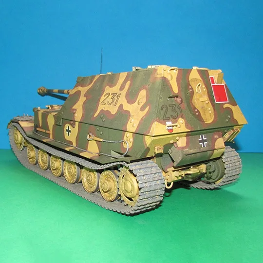 Skala 1:25 ♥ ant Jagdpanzer El - Model Kit Destroyer ulasan dan harga