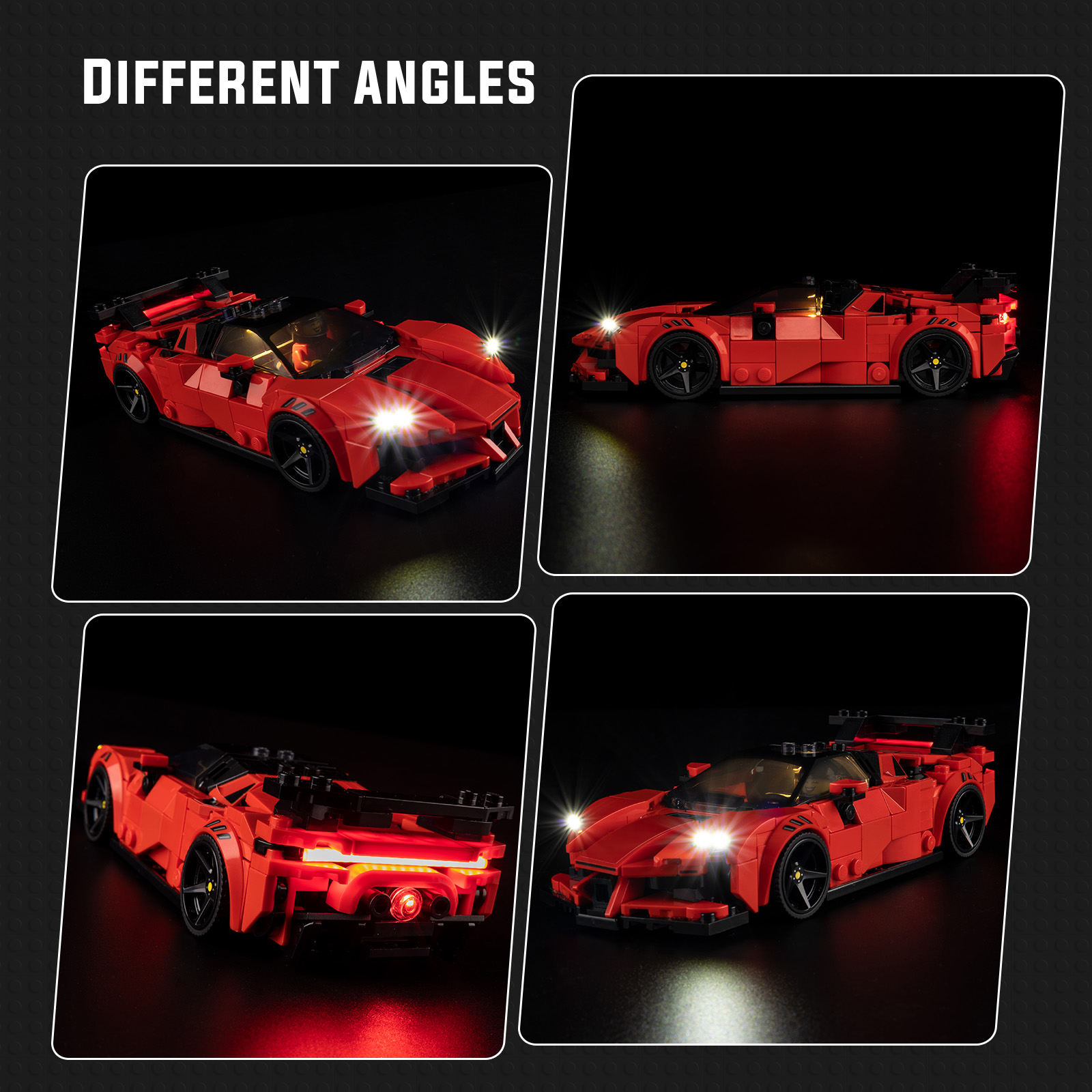 Set Lampu LED Cocok untuk Mobi - Model Kit Ferrari ulasan dan harga