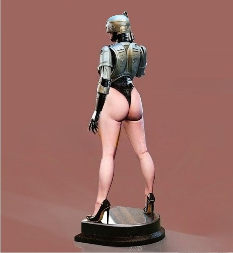 Kit Model Figur Resin Die-Cast - Model Kit Robocop ulasan dan harga