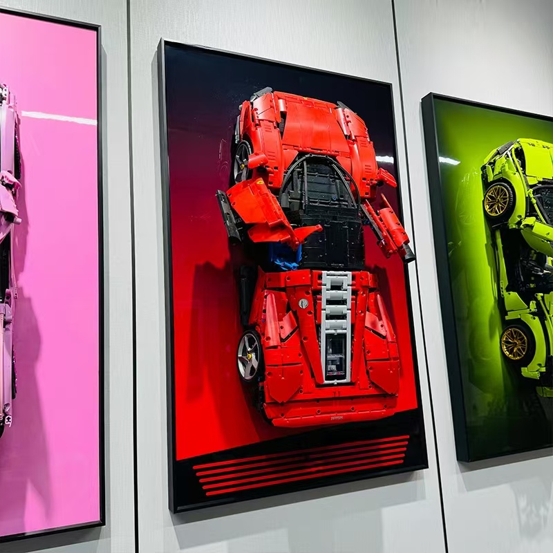 Hanya Papan Dinding Display ya - Model Kit Ferrari ulasan dan harga