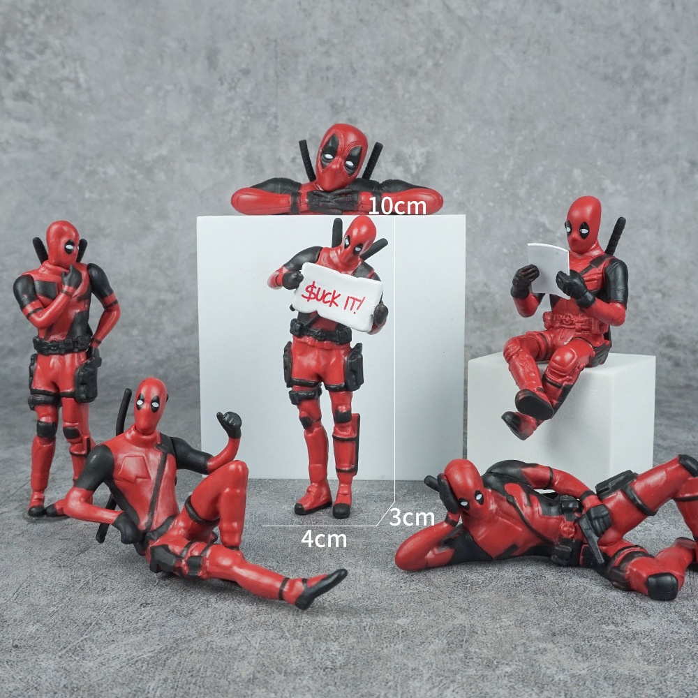 Figur Aksi Anime Deadpool Deko - Model Kit Deadpool ulasan dan harga