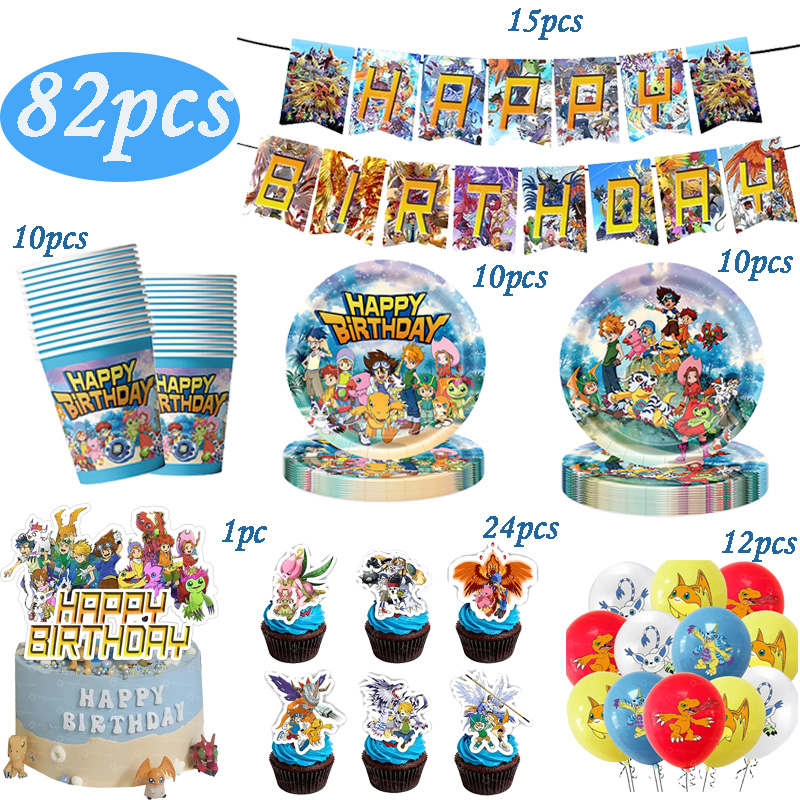 Perlengkapan Pesta Ulang Tahun - Model Kit Digimon ulasan dan harga