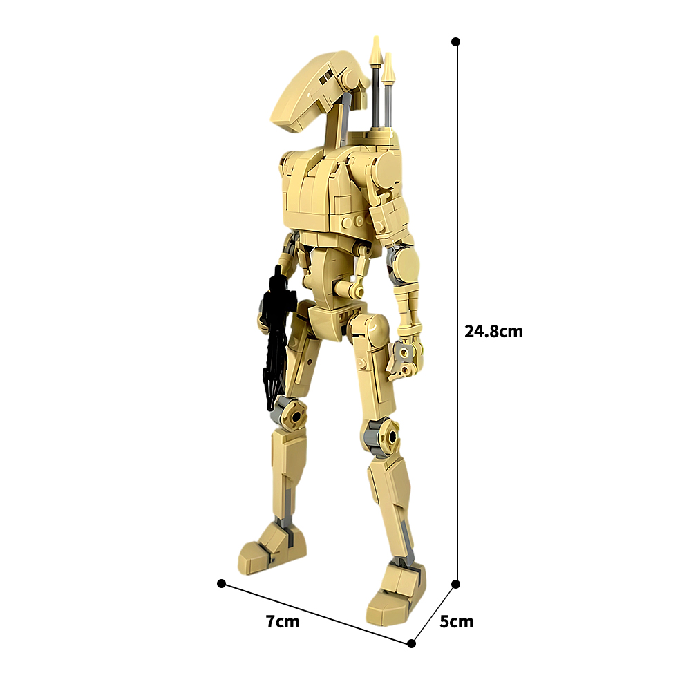 367 buah MOC-168210 Perang Ang - Model Kit Robocop ulasan dan harga