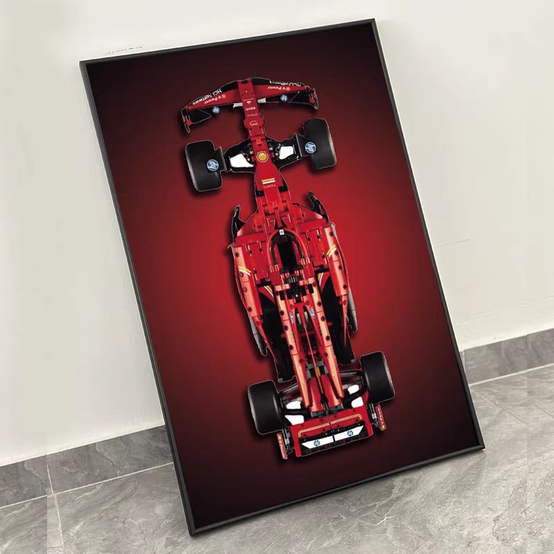 Papan Dinding Pajangan Baru un - Model Kit Ferrari ulasan dan harga