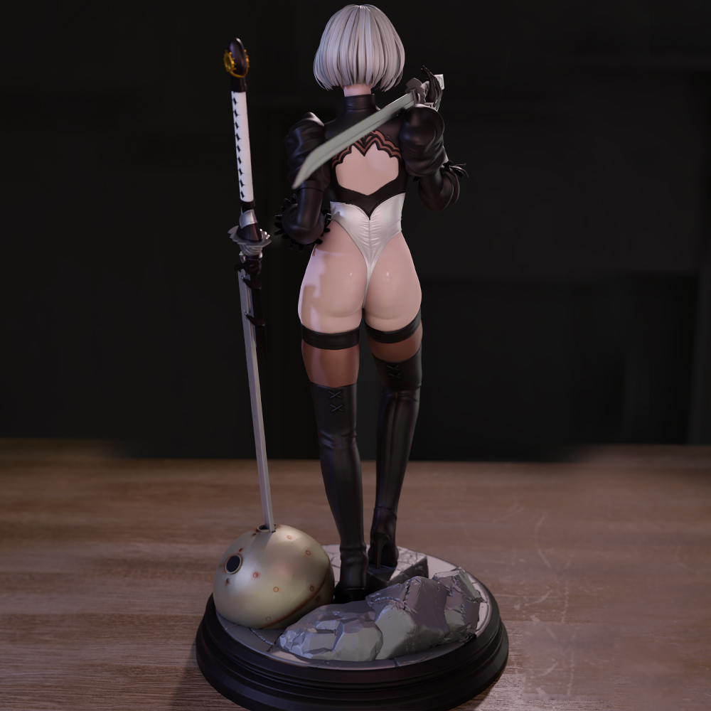 Kit Model cetak 3d 1/24 kecant - Model Kit Nier Automata ulasan dan harga