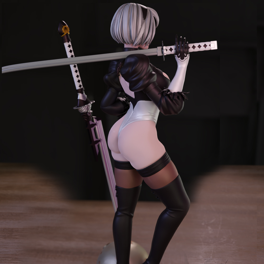Kit Model cetak 3d 1/24 kecant - Model Kit Nier Automata ulasan dan harga